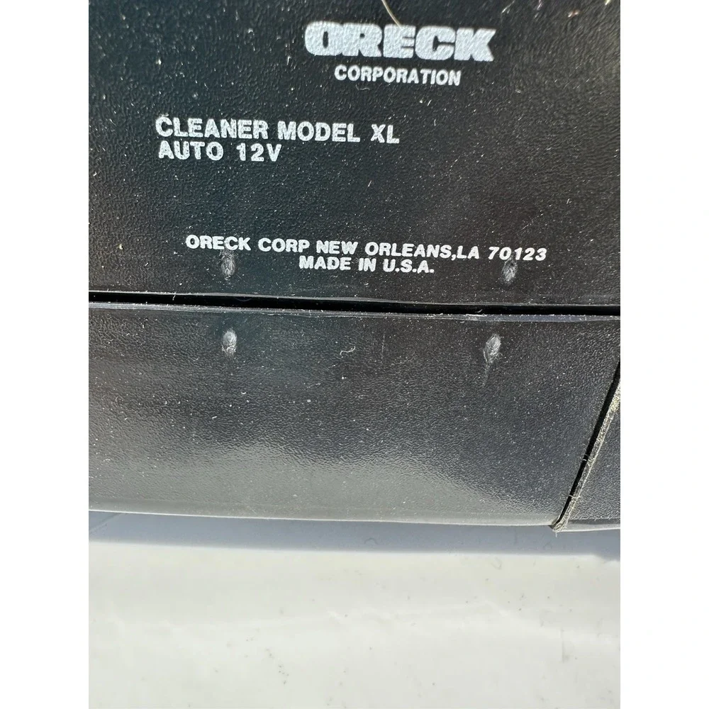 ORECK XL 12V Handheld Auto Car Vacuum Travel Convenient XL AUTO Detailing Vac